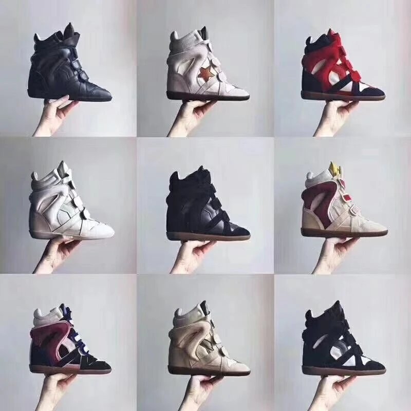 Isabel Marant Sneakers Bekett Hidden-Wedge High-Top Strap product image