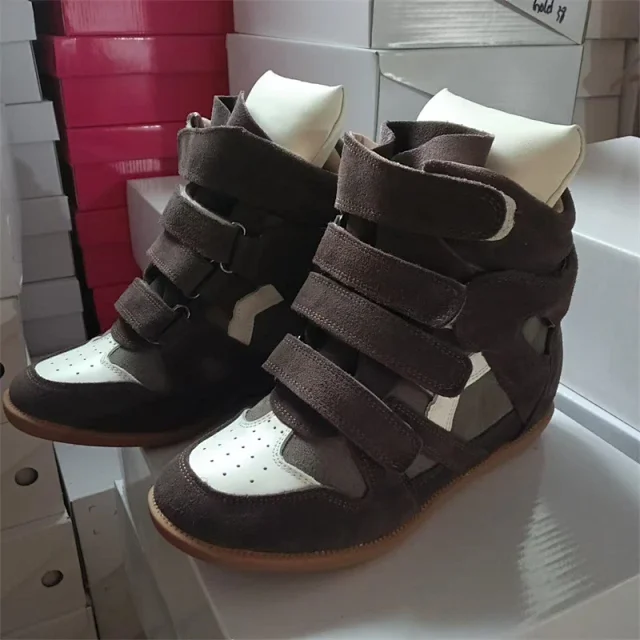 Isabel Marant Sneakers Bekett Hidden-Wedge High-Top Strap product detail image 12