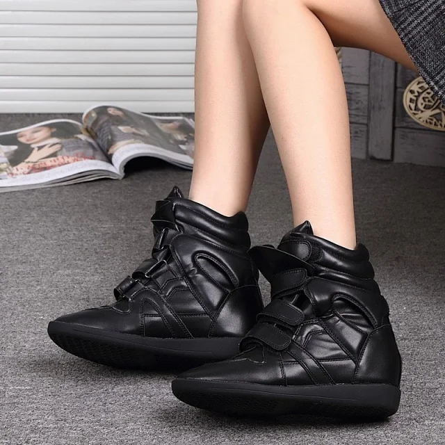 Isabel Marant Sneakers Bekett Hidden-Wedge High-Top Strap product detail image 23