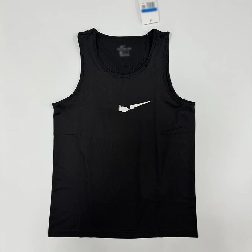 Nike Dri-FIT sleeveless compression tank top — 254 vest, black