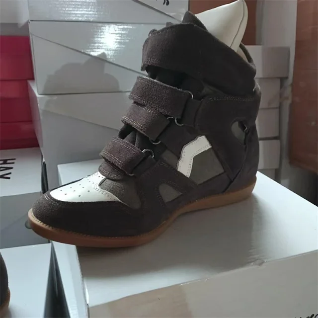 Isabel Marant Sneakers Bekett Hidden-Wedge High-Top Strap product detail image 13