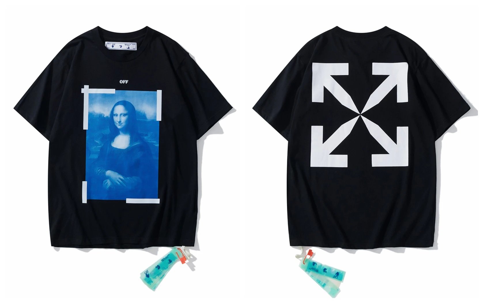 Off-White T-Shirts Short-sleeve graphic arrow-print T-shirt — 691 Black