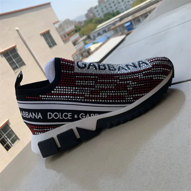 Dolce & Gabbana Sneakers Rhinestone Slip-On Chunky Sole product detail image 4