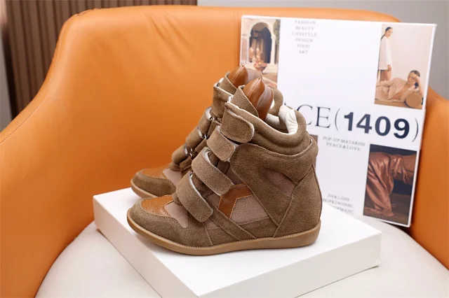 Isabel Marant Sneakers Bekett Hidden-Wedge High-Top Strap product detail image 19