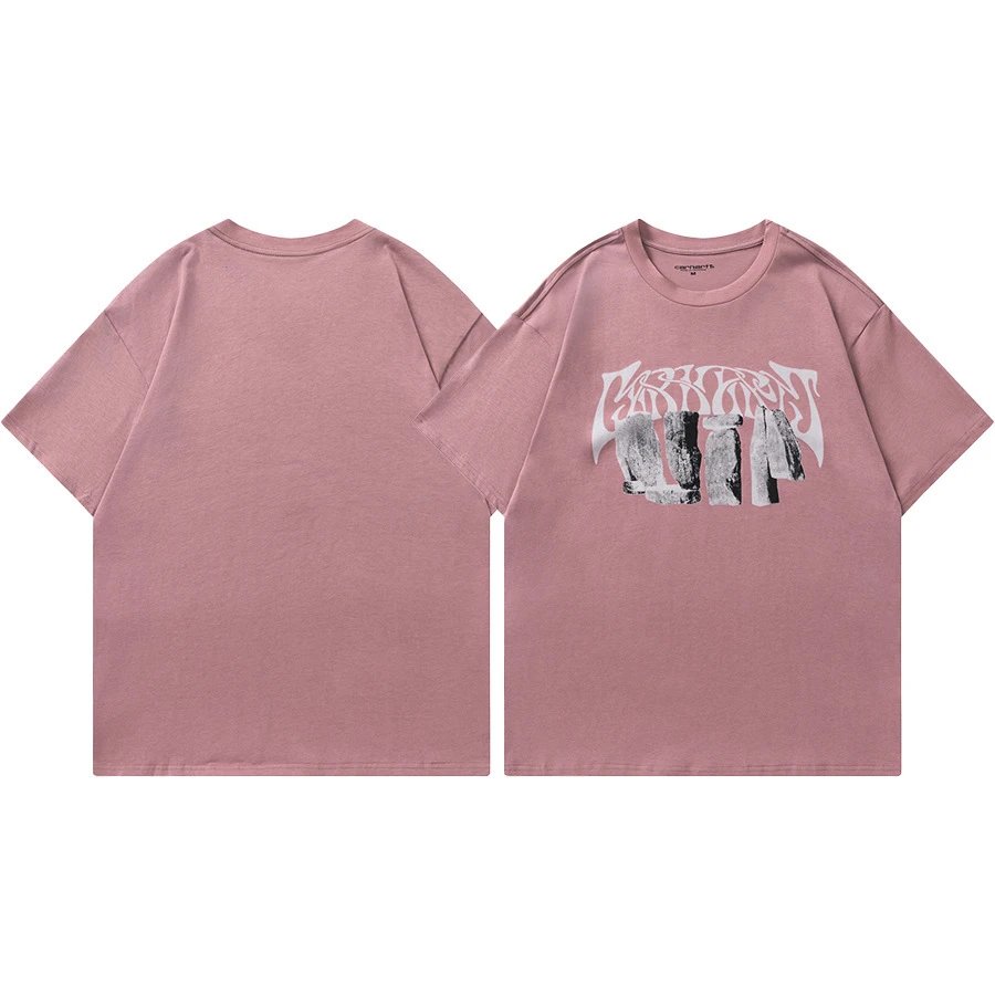 Carhartt T-Shirts Short-Sleeve Pocket T-Shirt with Logo Patch — 08 Dark Powder