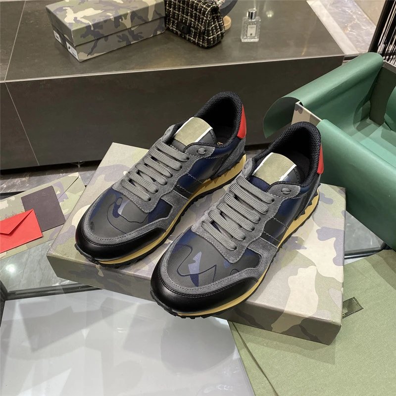 Unbranded Sneakers Low-Top Camouflage Studded product image