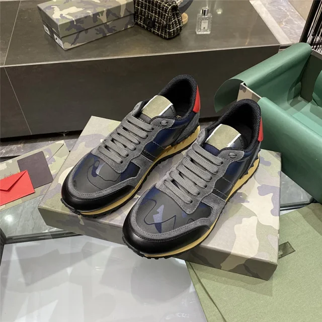 Unbranded Sneakers Low-Top Camouflage Studded product detail image 1