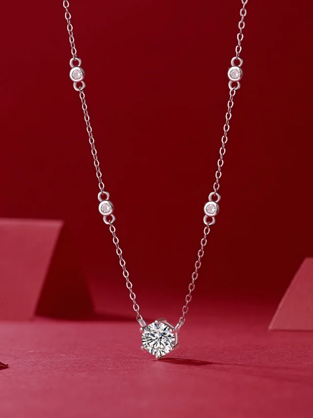 Unbranded Jewelry Moissanite Pendant Necklace product detail image 18