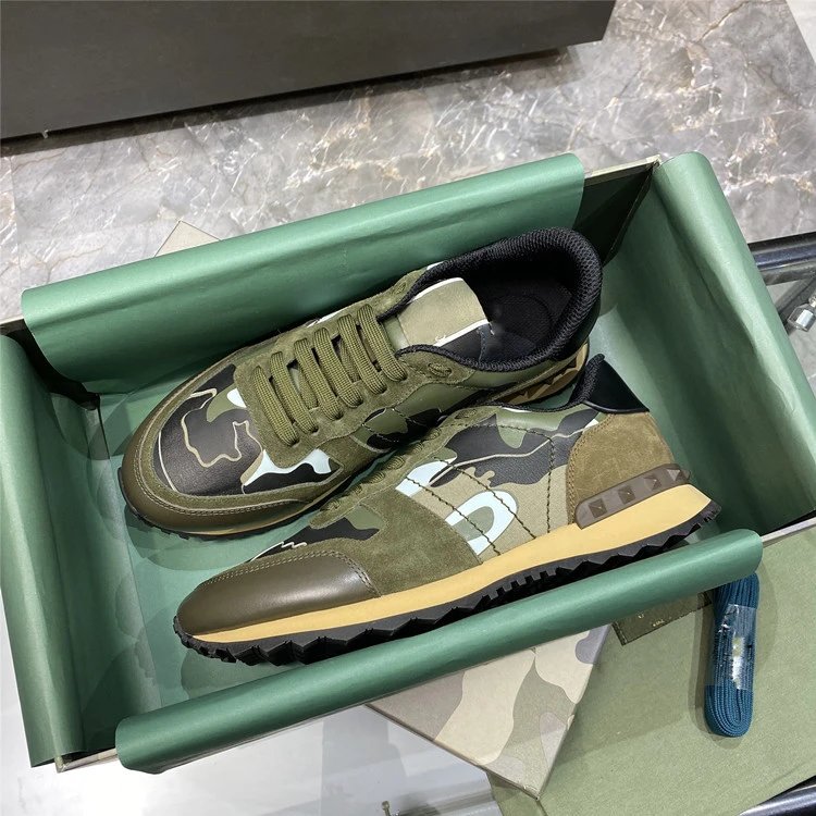Unbranded Sneakers Low-Top Camouflage Studded — 12