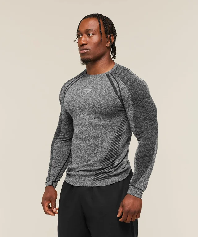 Gymshark Shirts Vital Seamless Long Sleeve T-Shirt product detail image 15