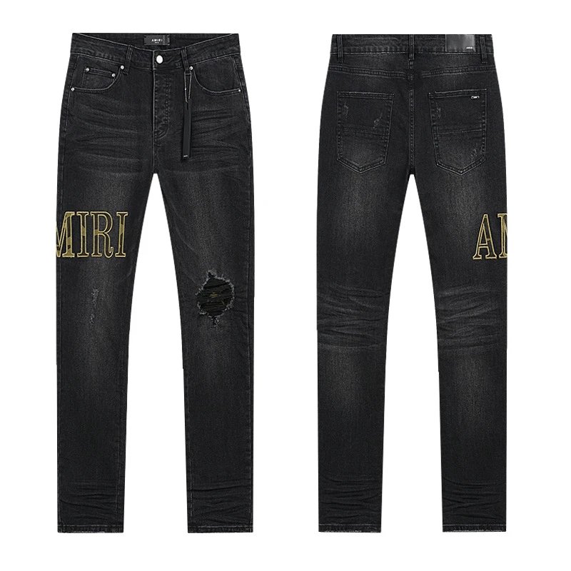 PURPLE BRAND Jeans Distressed and paint-splatter denim — AM335
