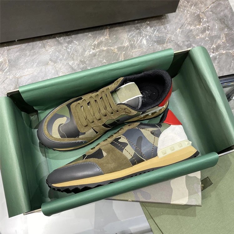 Unbranded Sneakers Low-Top Camouflage Studded — 11