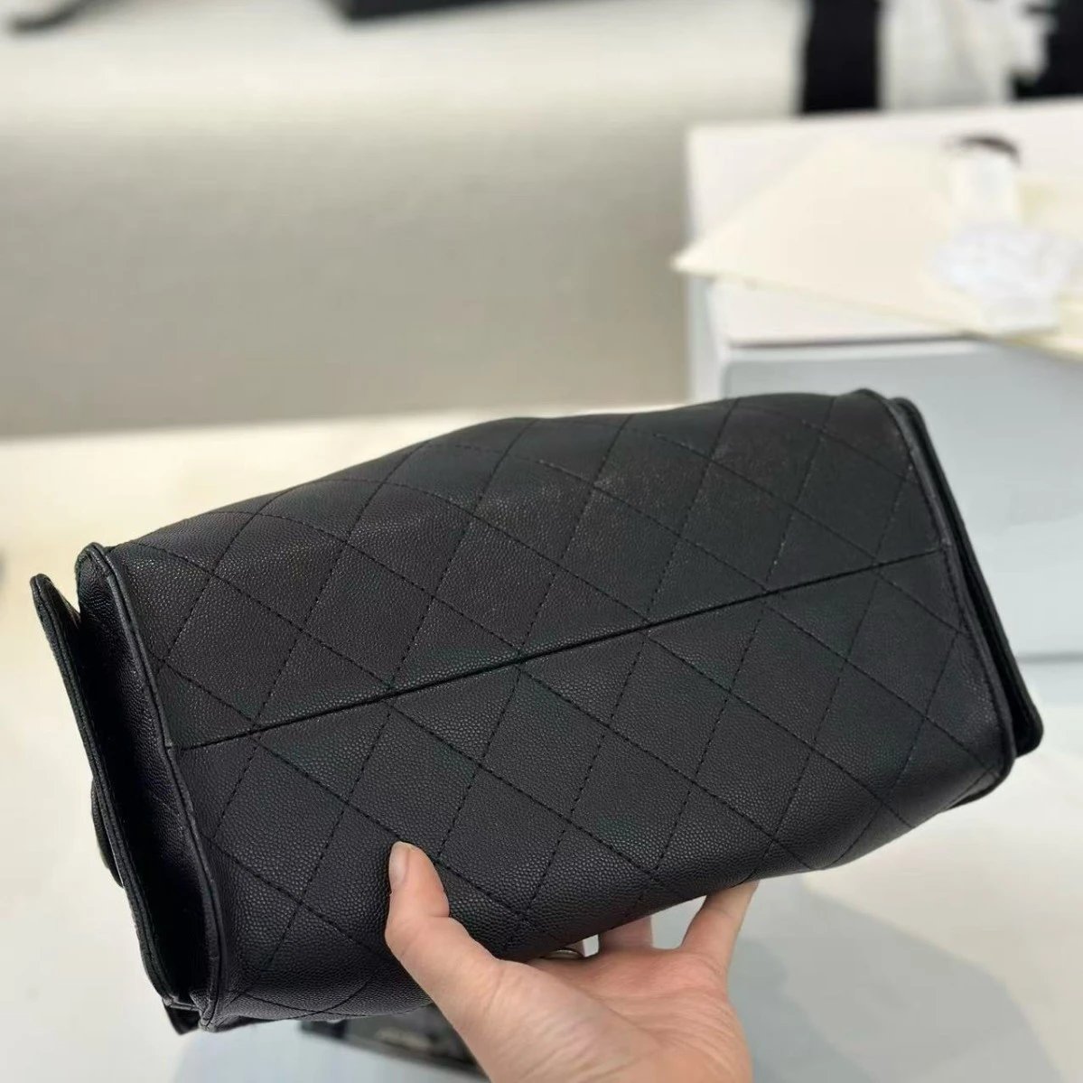 Chanel Shoulder Bags 25 drawstring chain bag image 7