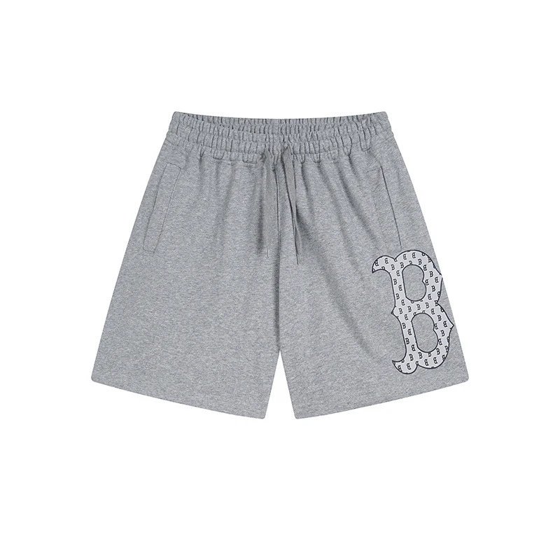 MLB Shorts Logo-Print Drawstring — gray