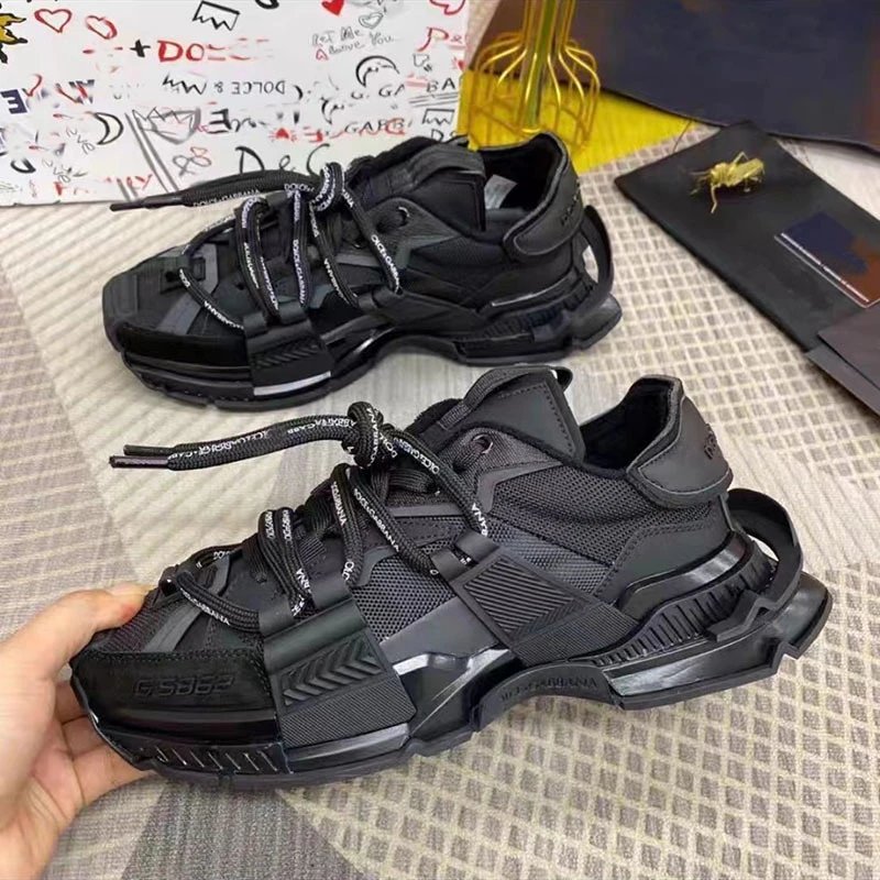 Dolce & Gabbana Sneakers G-5862 low-top chunky — Black