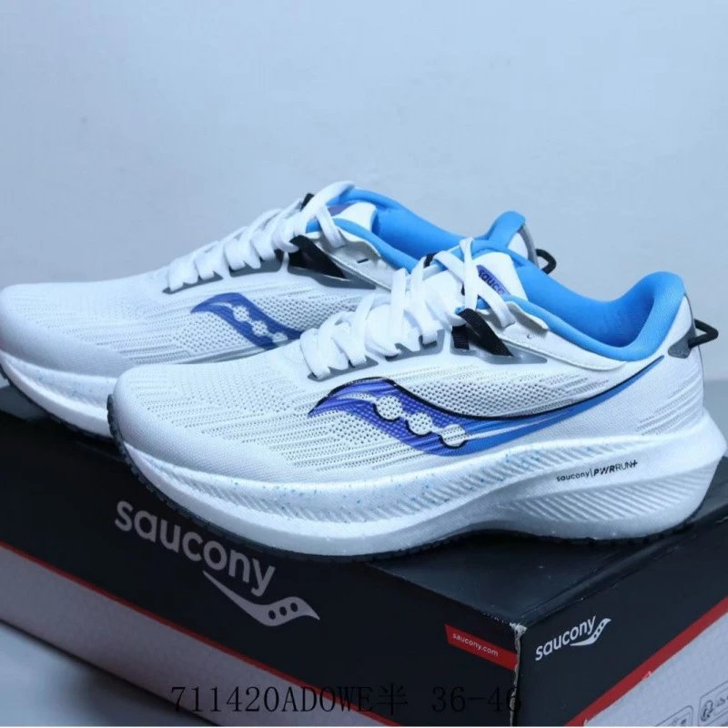 Saucony Sneakers Mesh lace-up running with cushioned sole image 2