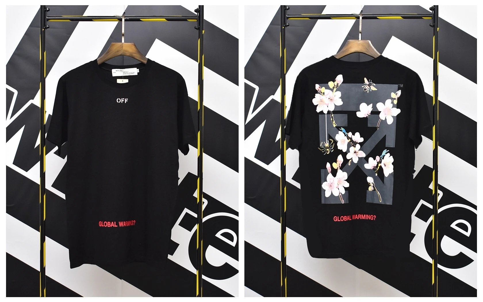Off-White T-Shirts Short-sleeve graphic arrow-print T-shirt — 632 Black