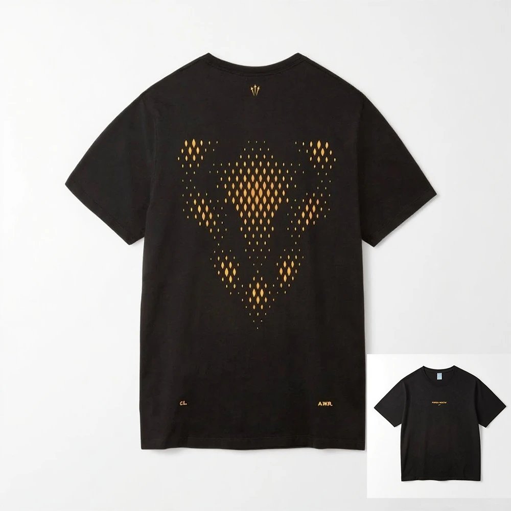 NOCTA T-Shirts Logo Graphic Crewneck T-Shirt — Style 07-Black