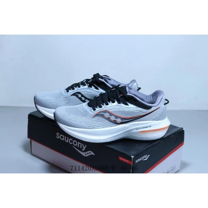 Saucony Sneakers Mesh lace-up running with cushioned sole — 3