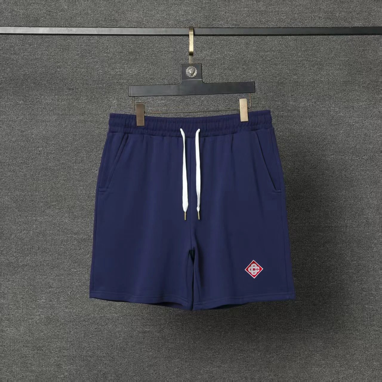 Unbranded Shorts Drawstring with embroidered diamond patch image 4