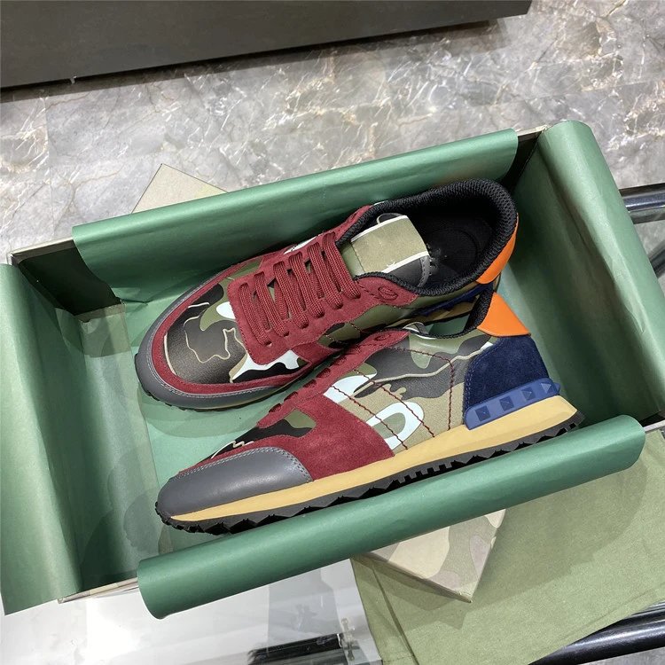 Unbranded Sneakers Low-Top Camouflage Studded — 6