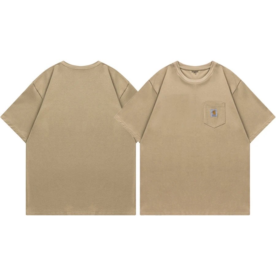 Carhartt T-Shirts Short-Sleeve Pocket T-Shirt with Logo Patch image 5