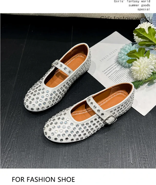 Alaïa Casual Shoes Studded Buckle Mary Jane Flats product detail image 22