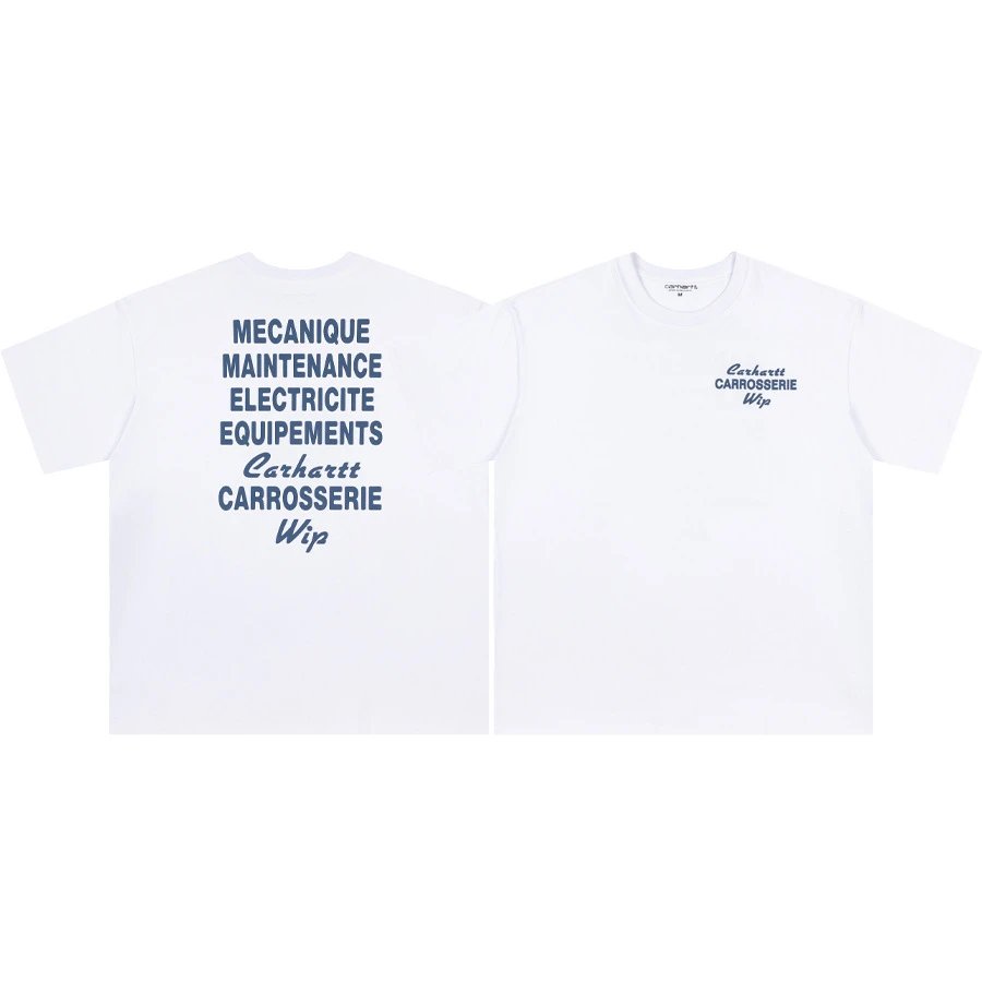 Carhartt T-Shirts Short-Sleeve Pocket T-Shirt with Logo Patch — 20 white