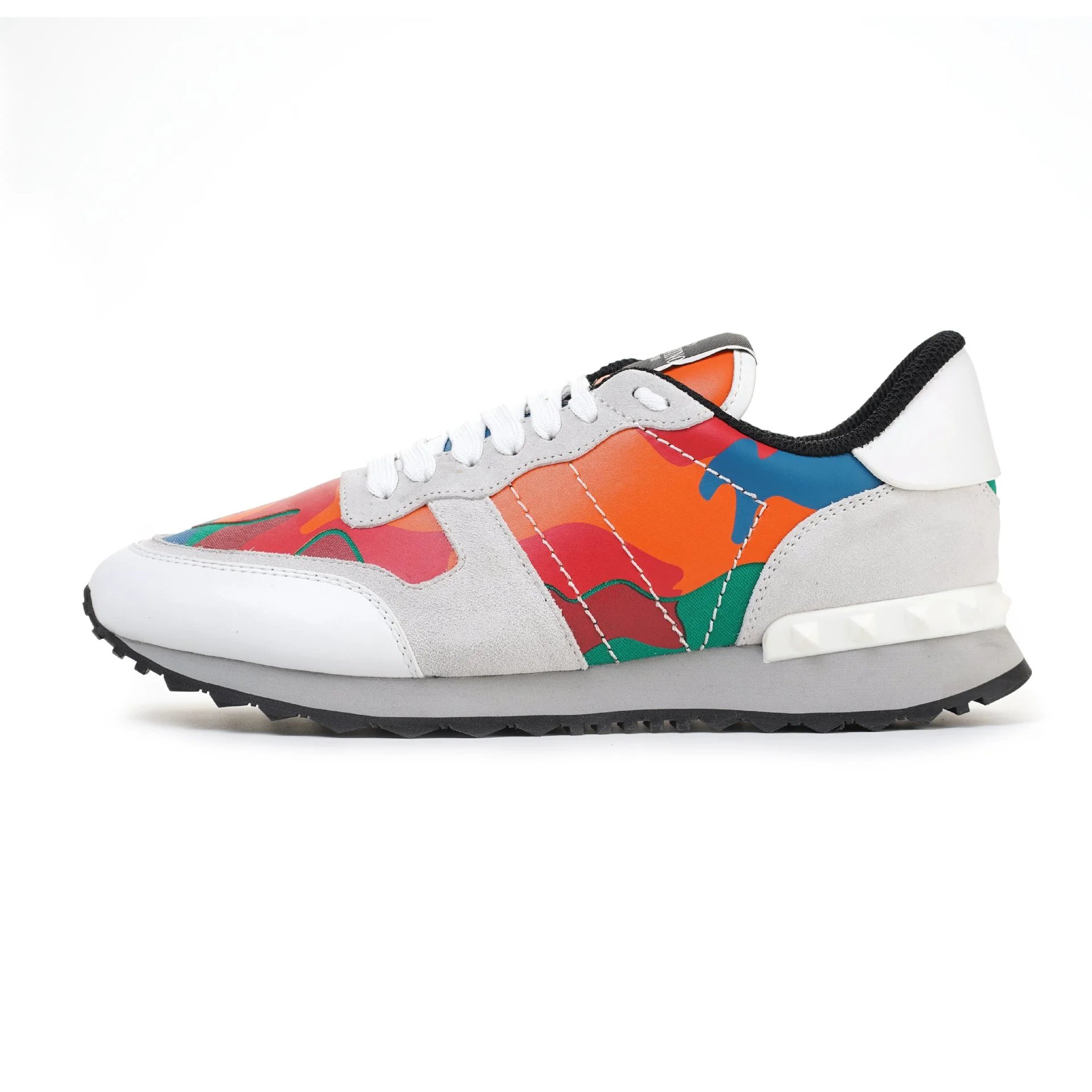 Unbranded Sneakers Low-Top Camouflage Studded — 37