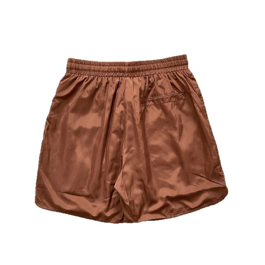 Saint Vanity Shorts Drawstring with embroidered patch and side rivets image 5