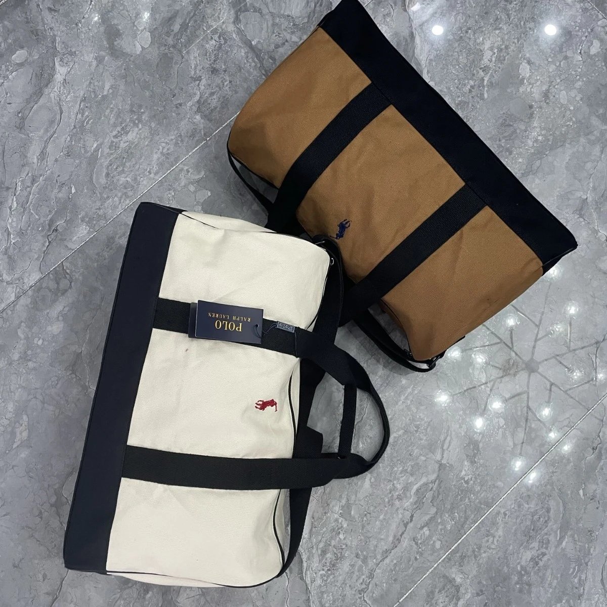 Polo Ralph Lauren Travel Bags Canvas duffel bag with shoulder strap image 4
