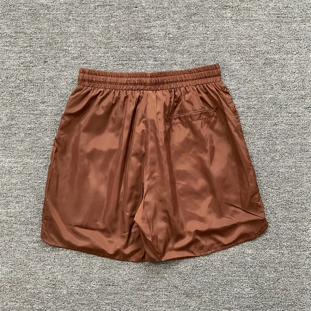 Saint Vanity Shorts Drawstring with embroidered patch and side rivets product detail image 8