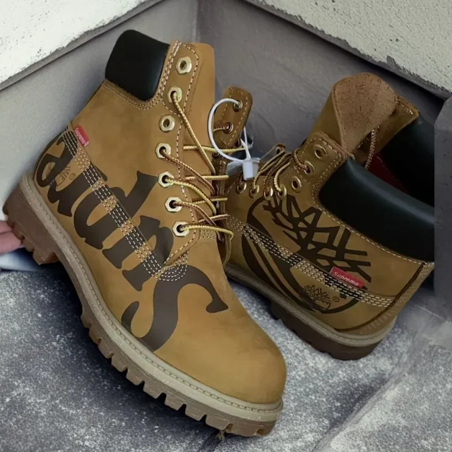 Timberland Boots High-Top Lug-Sole with Graphic Logos product detail image 1