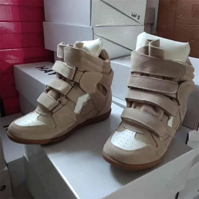 Isabel Marant Sneakers Bekett Hidden-Wedge High-Top Strap product detail image 16