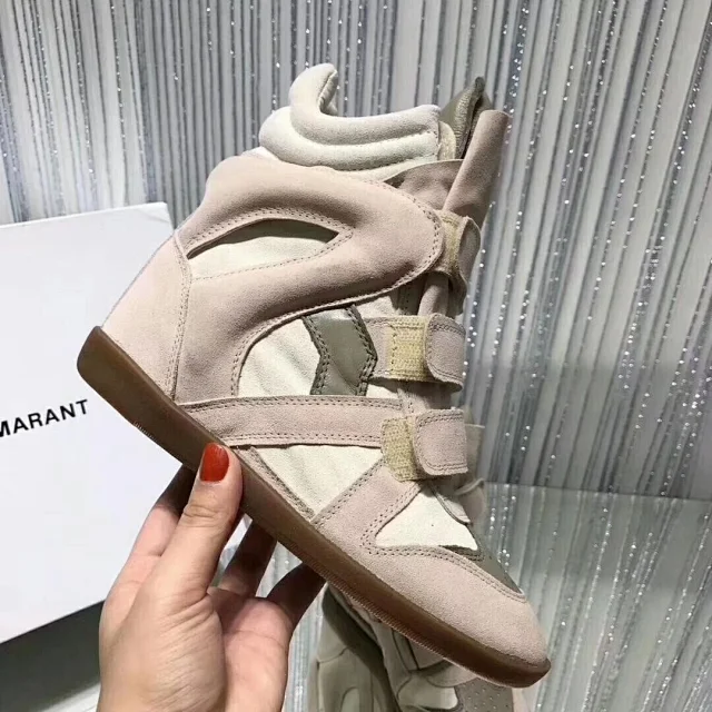 Isabel Marant Sneakers Bekett Hidden-Wedge High-Top Strap product detail image 1