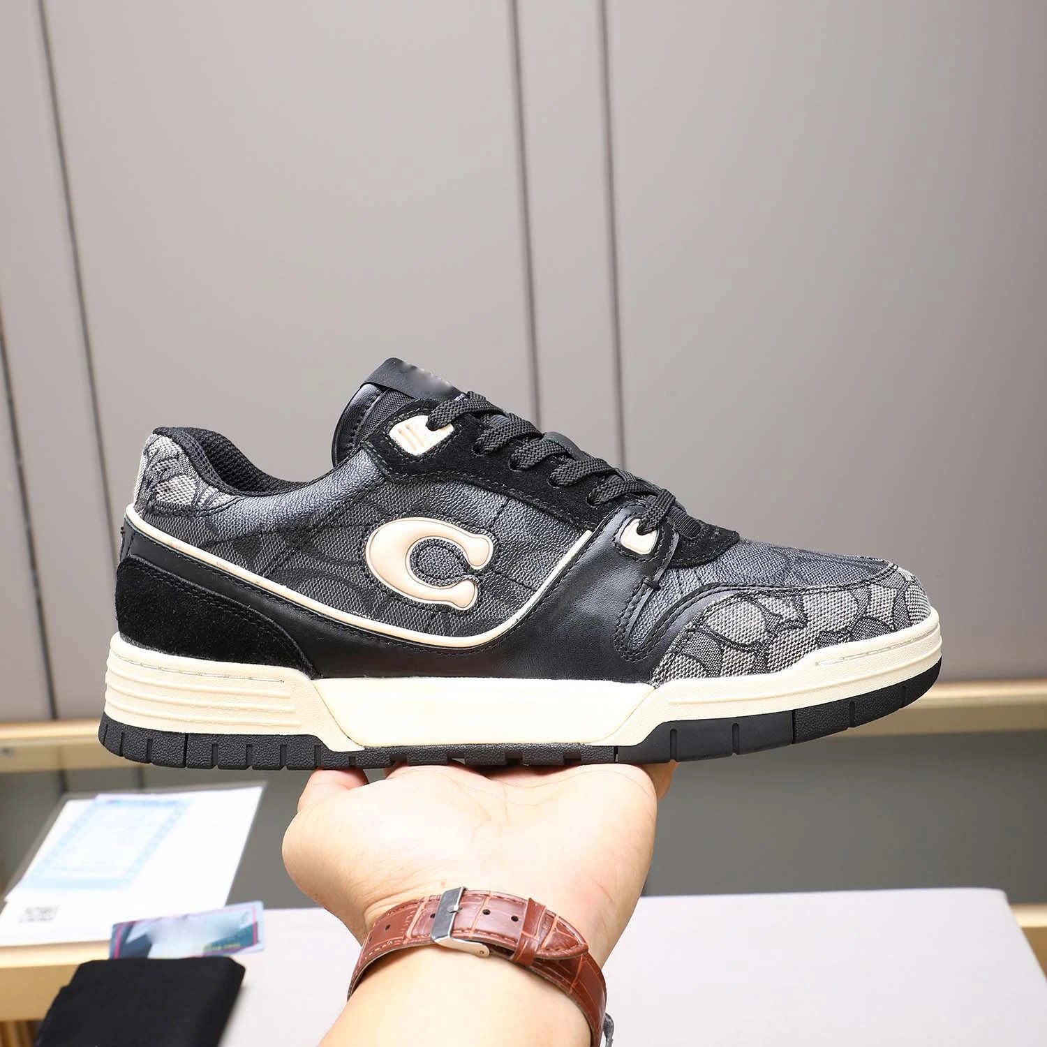 Coach Sneakers Low-top logo-print — Black