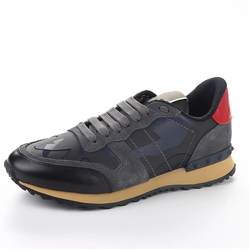 Unbranded Sneakers Low-Top Camouflage Studded image 4