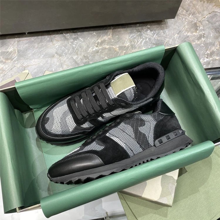 Unbranded Sneakers Low-Top Camouflage Studded — 8