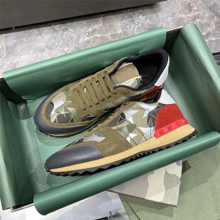 Unbranded Sneakers Low-Top Camouflage Studded — 9