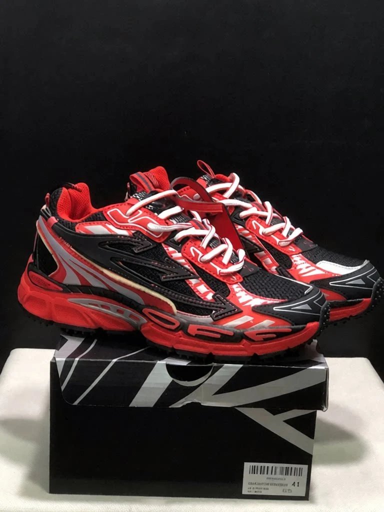 Off-White Sneakers Torre chunky mesh — Red