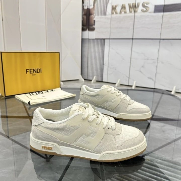 Fendi Sneakers Low-top FF monogram lace-up image 4