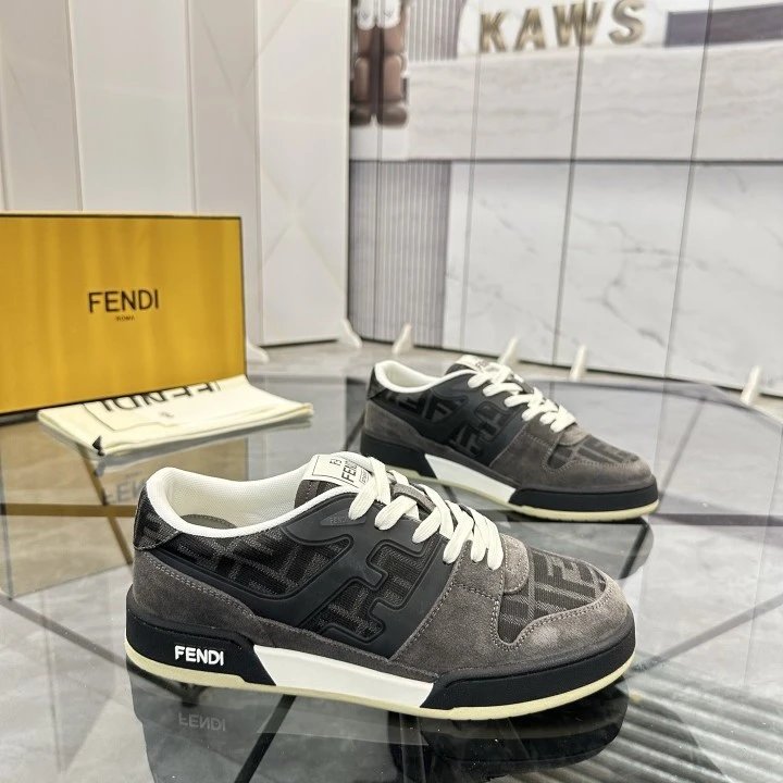Fendi Sneakers Low-top FF monogram lace-up — Figure 3