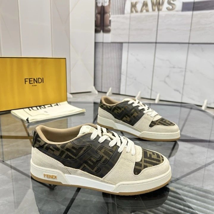 Fendi Sneakers Low-top FF monogram lace-up — Figure 4