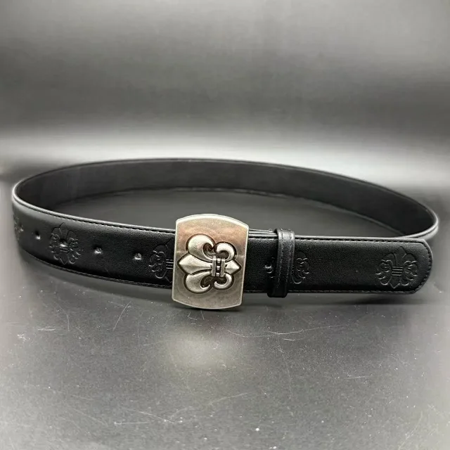 Unbranded Belts Embossed Cross Pattern with Ornamental Buckle product detail image 6