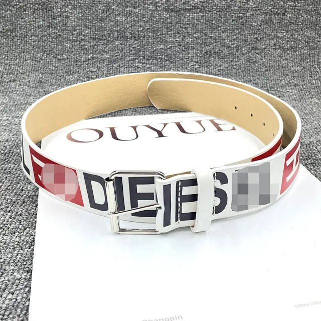 Supreme Belts Logo-Print Metal Buckle Belt product detail image 10