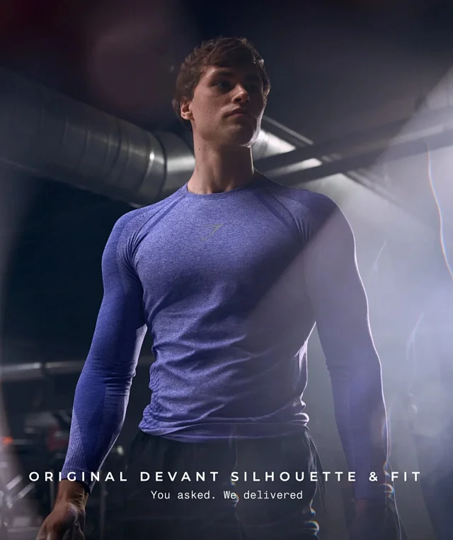 Gymshark Shirts Vital Seamless Long Sleeve T-Shirt product detail image 2