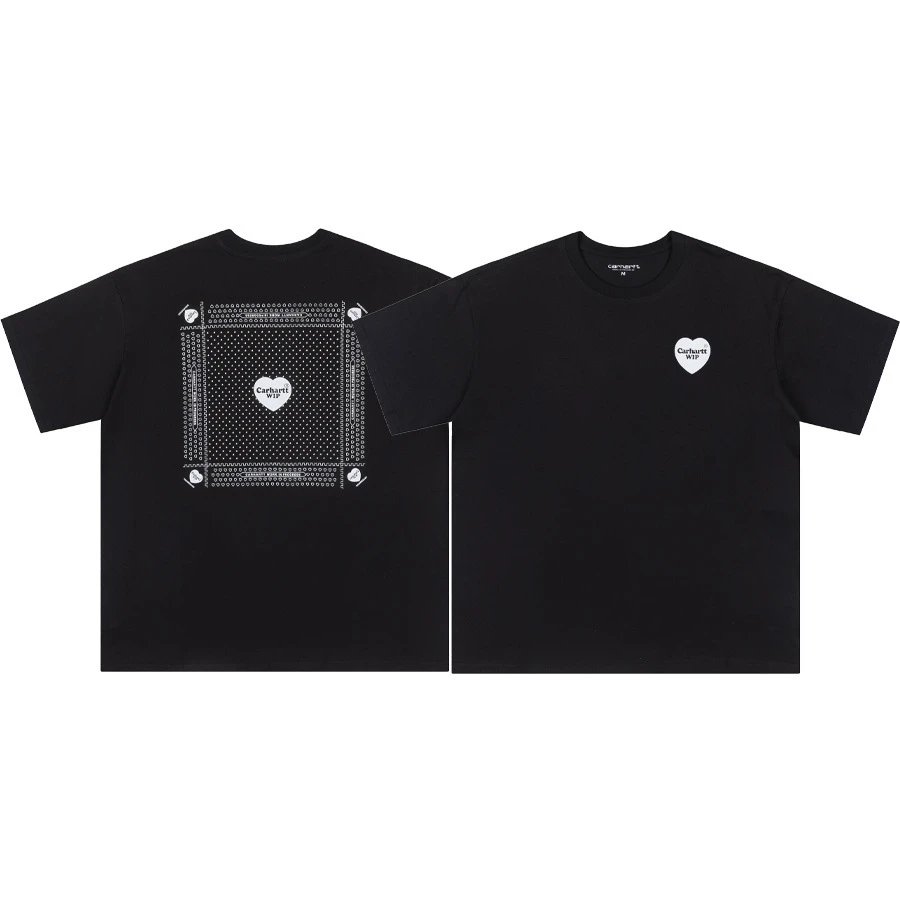 Carhartt T-Shirts Short-Sleeve Pocket T-Shirt with Logo Patch — 21 black