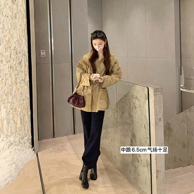 Unbranded Boots Ankle with Split-Toe Design and Block Heel product detail image 13