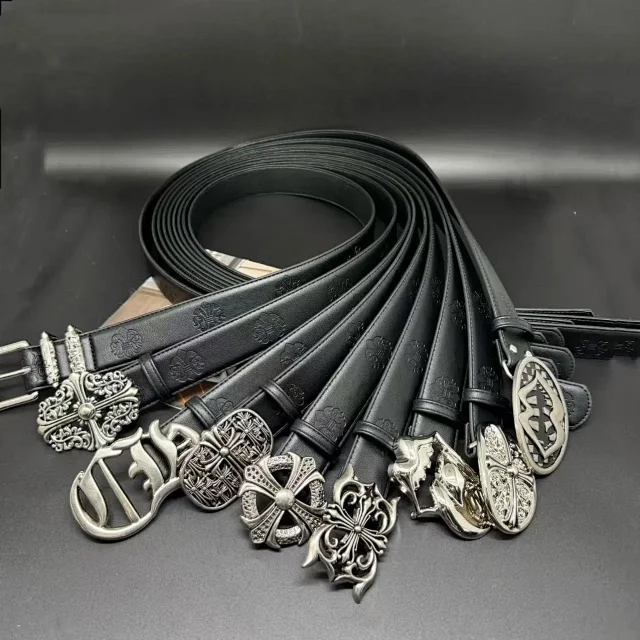 Unbranded Belts Embossed Cross Pattern with Ornamental Buckle product detail image 21