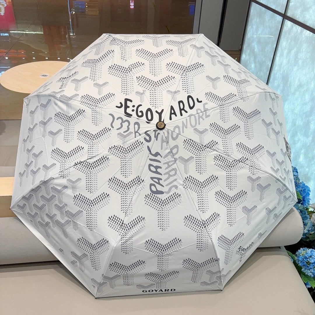 Goyard Uncategorized Folding Umbrella with Goyardine Pattern image 2